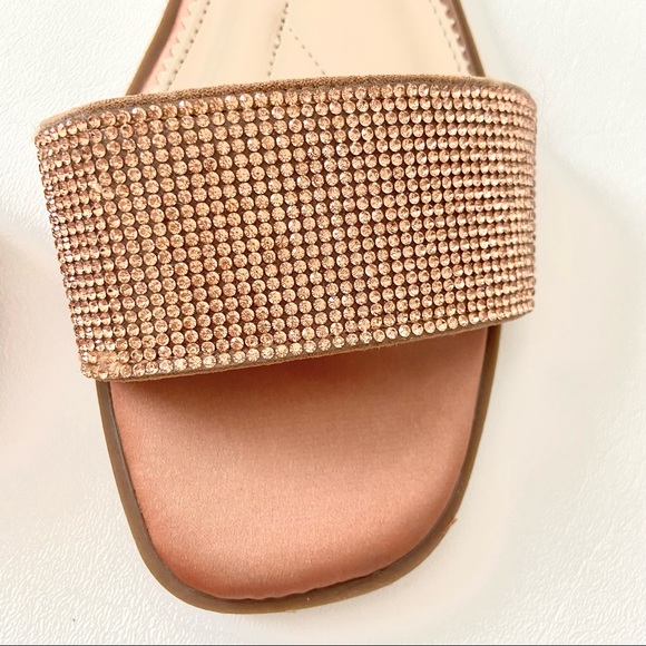 CIRCUS BY SAM EDELMAN ROSE GOLD SLIP ON SANDAL- SIZE 8.5 - Picture 4 of 8